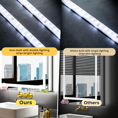 Backlit Mirror Bathroom